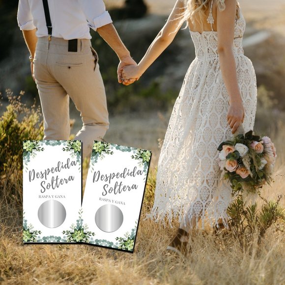 Bachelorette Party - Despedida De Soltera - 50 Scratch Off Cards - Bridal Shower - Picture 4 of 4